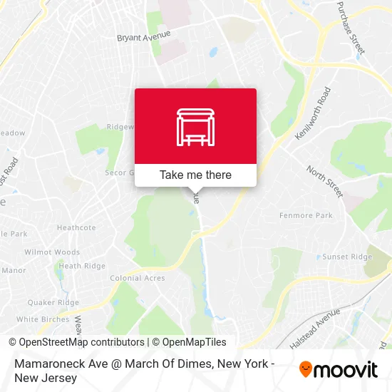 Mamaroneck Ave @ March Of Dimes map