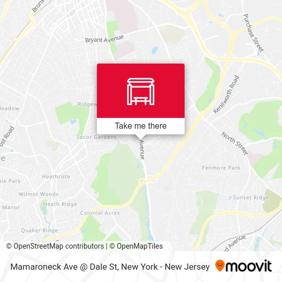 Mamaroneck Ave @ Dale St map