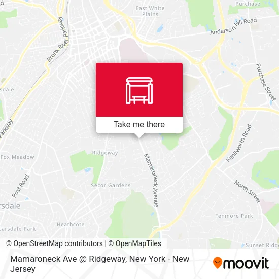 Mapa de Mamaroneck Ave @ Ridgeway