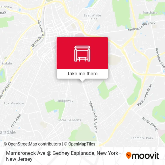 Mamaroneck Ave @ Gedney Esplanade map