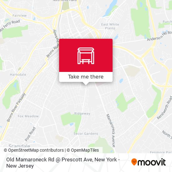 Old Mamaroneck Rd @ Prescott Ave map