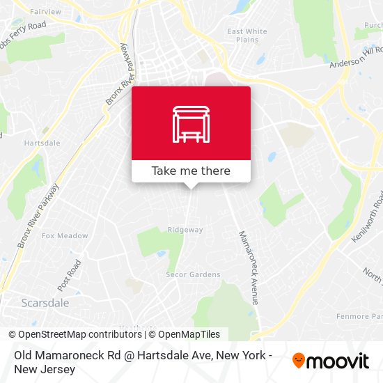 Mapa de Old Mamaroneck Rd @ Hartsdale Ave