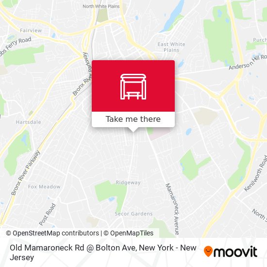Old Mamaroneck Rd @ Bolton Ave map