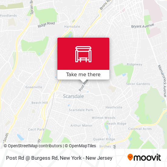 Mapa de Post Rd @ Burgess Rd