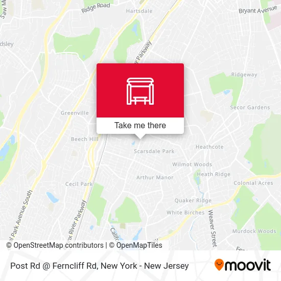 Post Rd @ Ferncliff Rd map