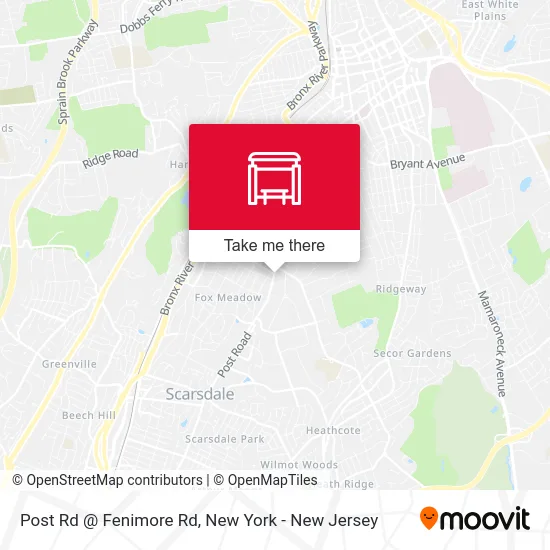 Post Rd @ Fenimore Rd map