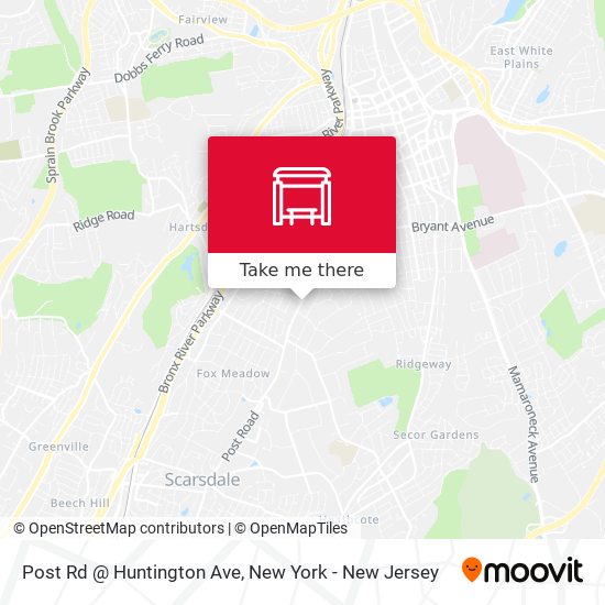 Mapa de Post Rd @ Huntington Ave
