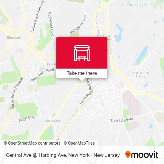 Central Ave @ Harding Ave map