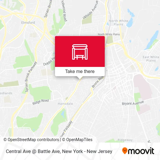 Central Ave @ Battle Ave map