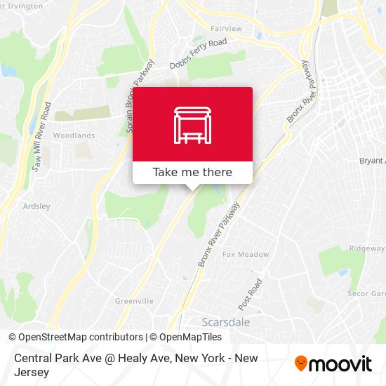 Central Park Ave @ Healy Ave map
