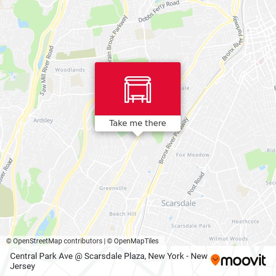 Central Park Ave @ Scarsdale Plaza map