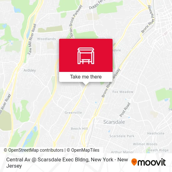 Central Av @ Scarsdale Exec Bldng map