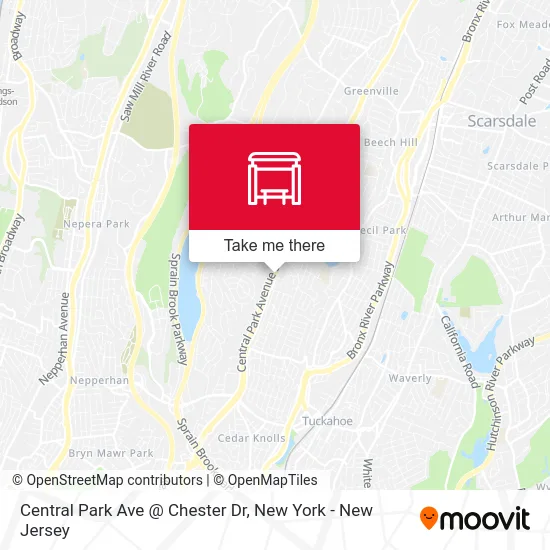 Central Park Ave @ Chester Dr map
