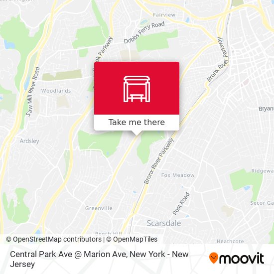 Central Park Ave @ Marion Ave map
