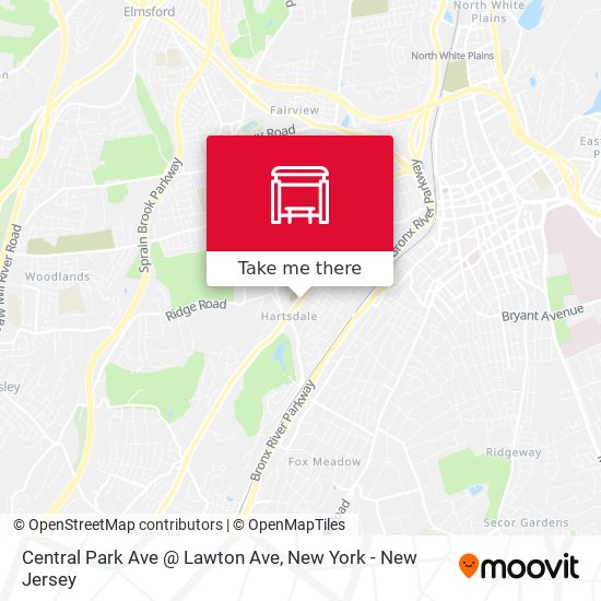 Central Park Ave @ Lawton Ave map