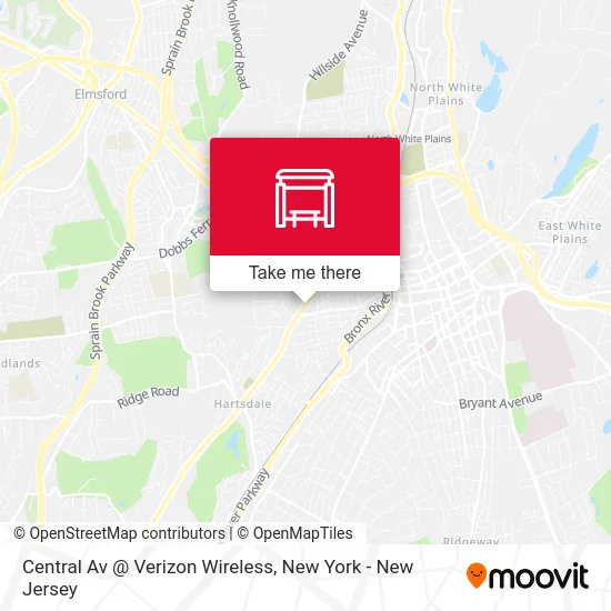 Central Av @ Verizon Wireless map