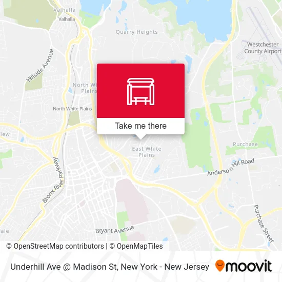 Underhill Ave @ Madison St map