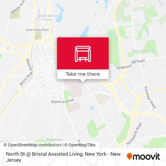 North St @ Bristal Assisted Living map