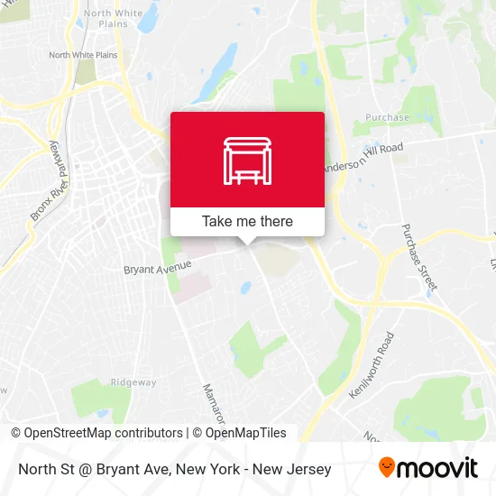 North St @ Bryant Ave map