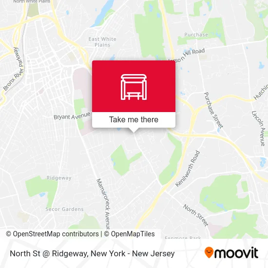 North St @ Ridgeway map