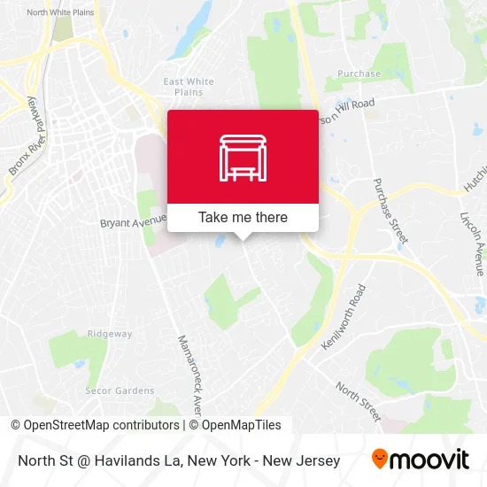 North St @ Havilands La map