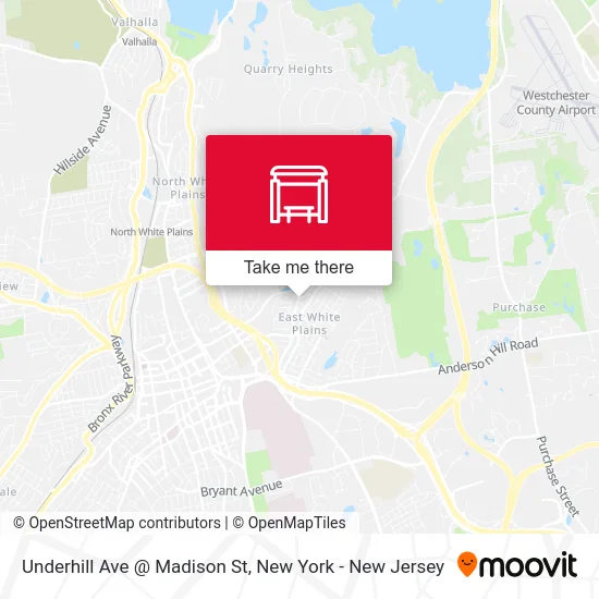 Underhill Ave @ Madison St map