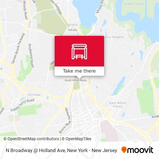 Mapa de N Broadway @ Holland Ave