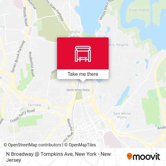 N Broadway @ Tompkins Ave map