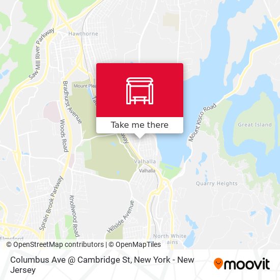 Mapa de Columbus Ave @ Cambridge St