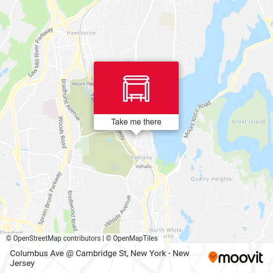 Columbus Ave @ Cambridge St map