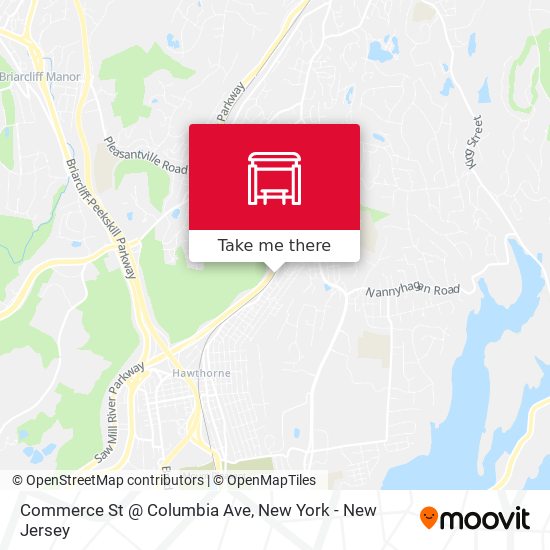 Mapa de Commerce St @ Columbia Ave