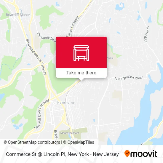 Commerce St @ Lincoln Pl map