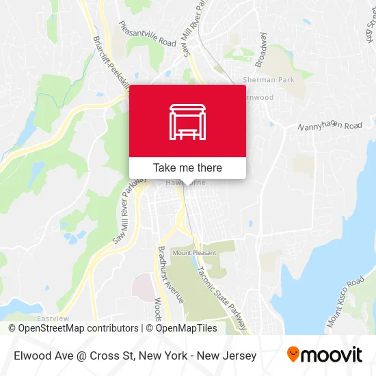 Elwood Ave @ Cross St map