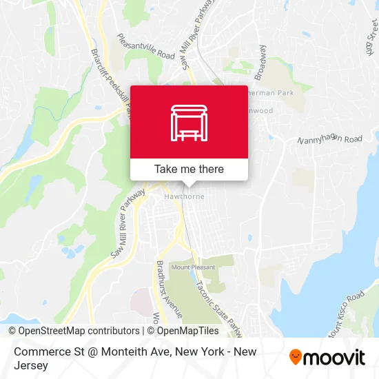 Commerce St @ Monteith Ave map