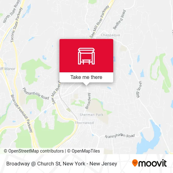 Broadway @ Church St map