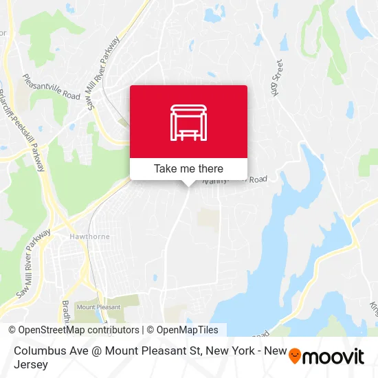 Columbus Ave @ Mount Pleasant St map