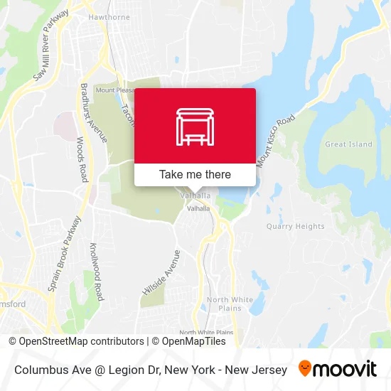 Columbus Ave @ Legion Dr map