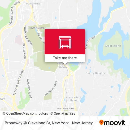 Broadway @ Cleveland St map