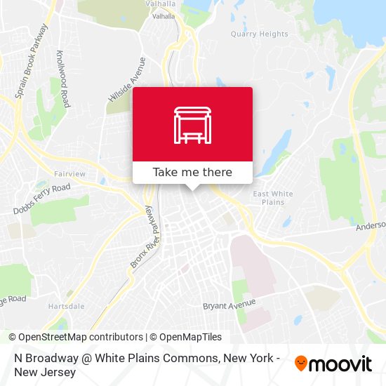 N Broadway @ White Plains Commons map