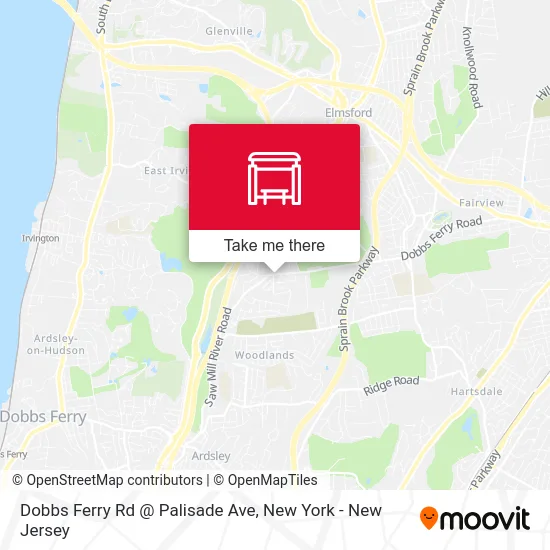 Dobbs Ferry Rd @ Palisade Ave map