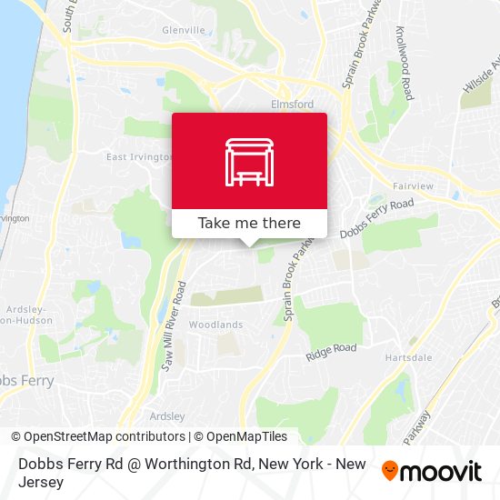 Dobbs Ferry Rd @ Worthington Rd map