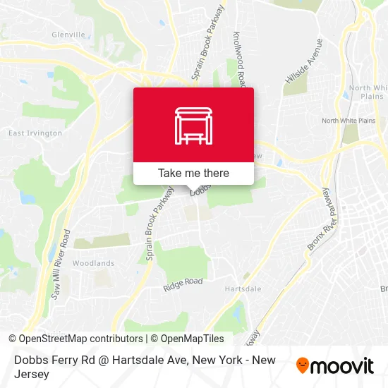 Dobbs Ferry Rd @ Hartsdale Ave map