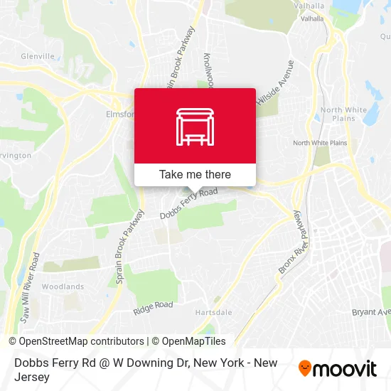 Dobbs Ferry Rd @ W Downing Dr map