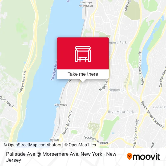 Mapa de Palisade Ave @ Morsemere Ave