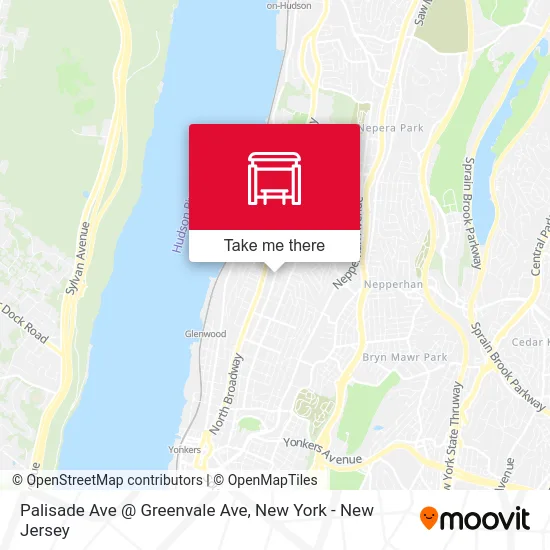 Palisade Ave @ Greenvale Ave map