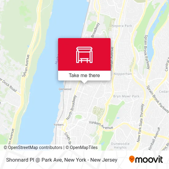 Shonnard Pl @ Park Ave map