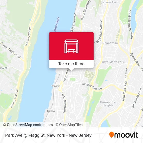 Park Ave @ Flagg St map