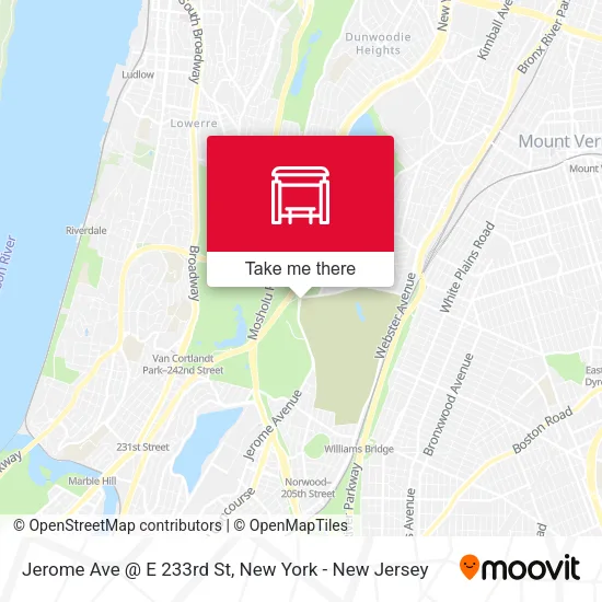 Mapa de Jerome Ave @ E 233rd St