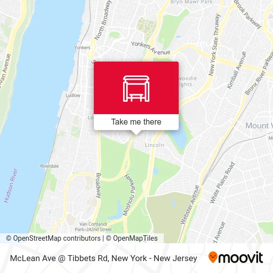 McLean Ave @ Tibbets Rd map