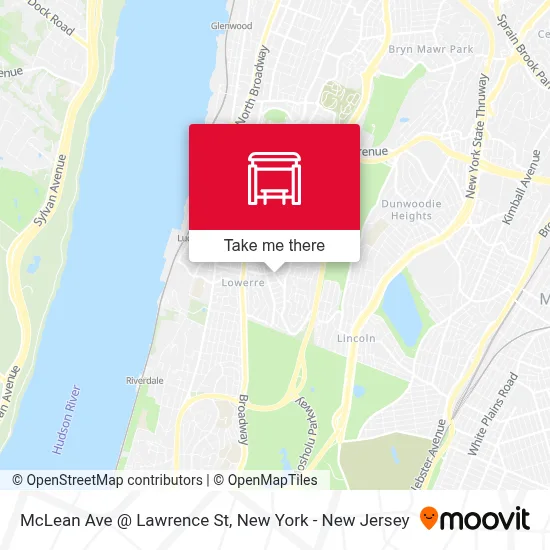 McLean Ave @ Lawrence St map